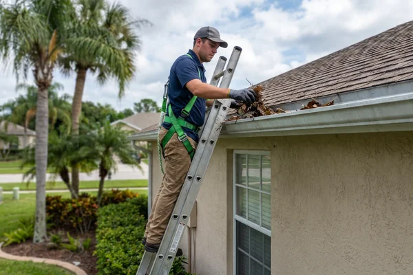 Gutter Cleaning project example 2 in Cape Coral
