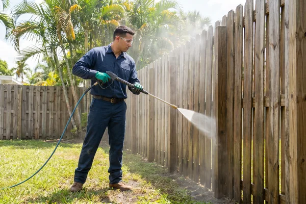 Fence Pressure Washing project example 2 in Cape Coral