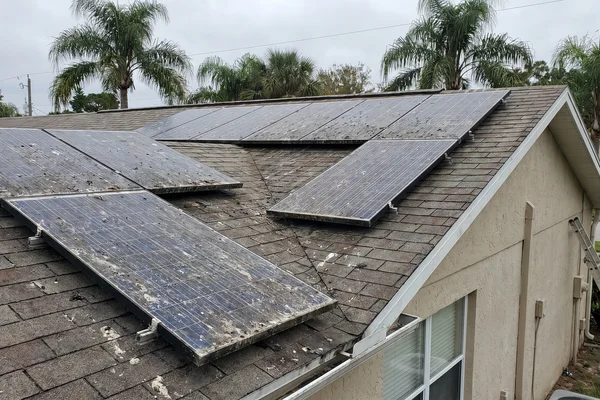 Solar Panel Cleaning project example 3 in Cape Coral